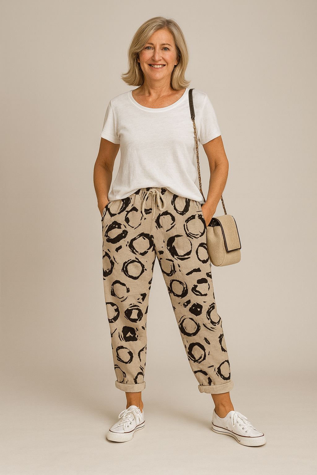Bella | Loose-Fitting Printed Pants