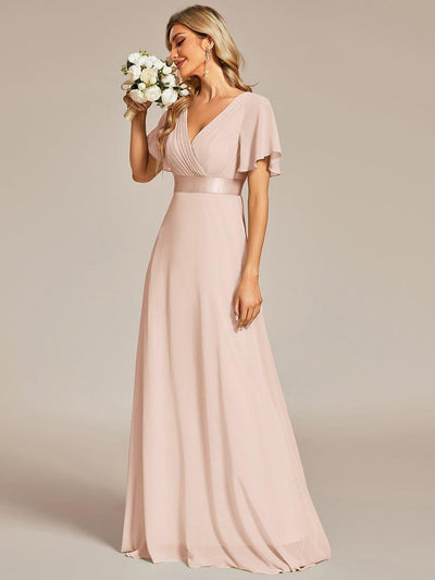 Monique | Long Empire Waist Bridesmaid Dress