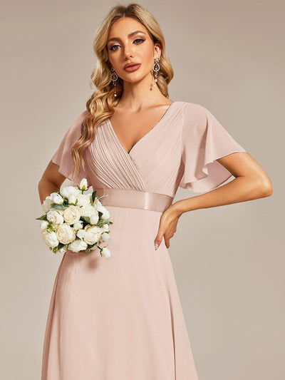 Monique | Long Empire Waist Bridesmaid Dress
