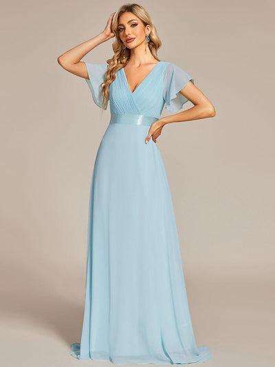 Monique | Long Empire Waist Bridesmaid Dress