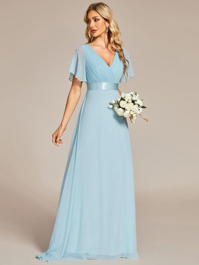 Monique | Long Empire Waist Bridesmaid Dress