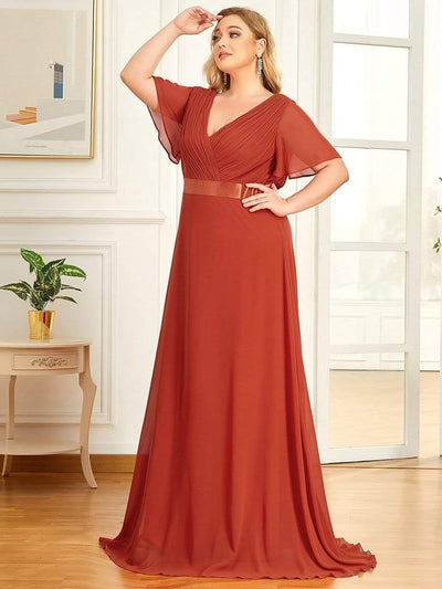 Monique | Long Empire Waist Bridesmaid Dress