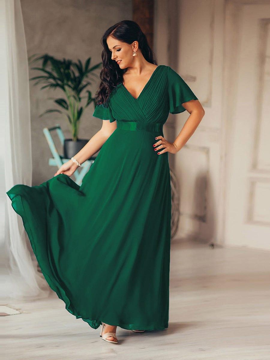 Monique | Long Empire Waist Bridesmaid Dress
