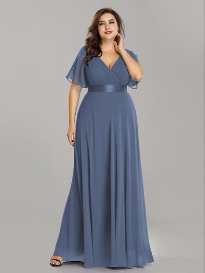 Monique | Long Empire Waist Bridesmaid Dress