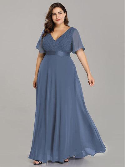 Monique | Long Empire Waist Bridesmaid Dress