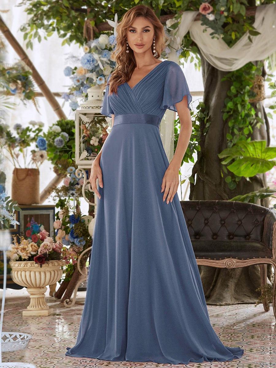 Monique | Long Empire Waist Bridesmaid Dress
