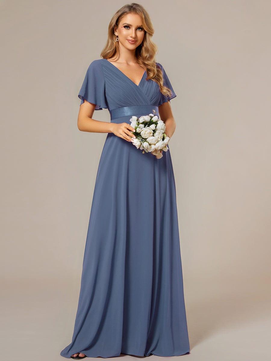 Monique | Long Empire Waist Bridesmaid Dress