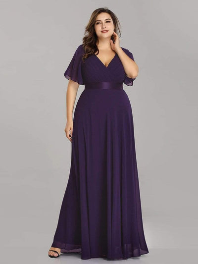 Monique | Long Empire Waist Bridesmaid Dress