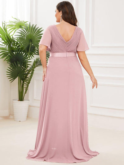 Monique | Long Empire Waist Bridesmaid Dress
