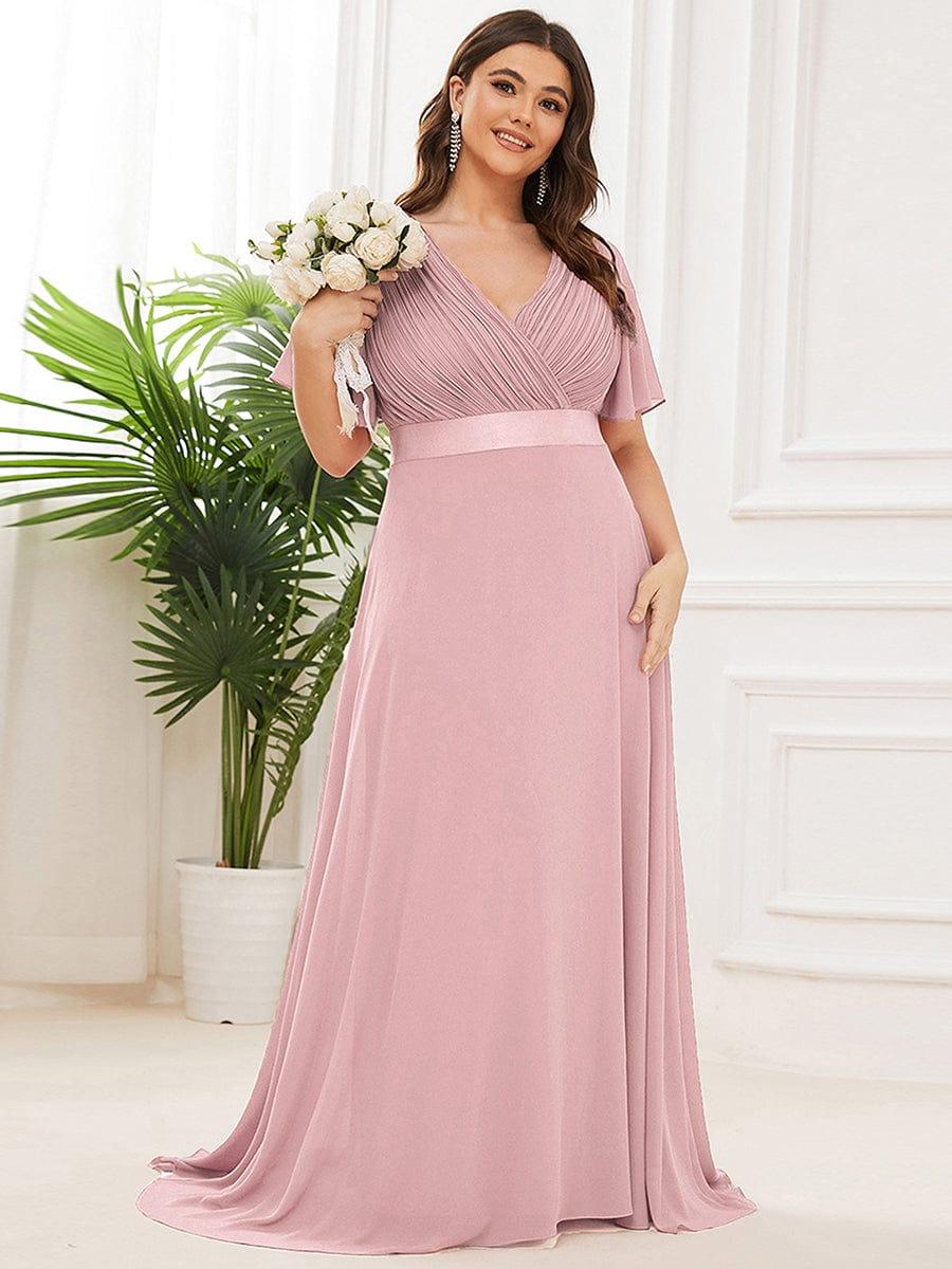 Monique | Long Empire Waist Bridesmaid Dress