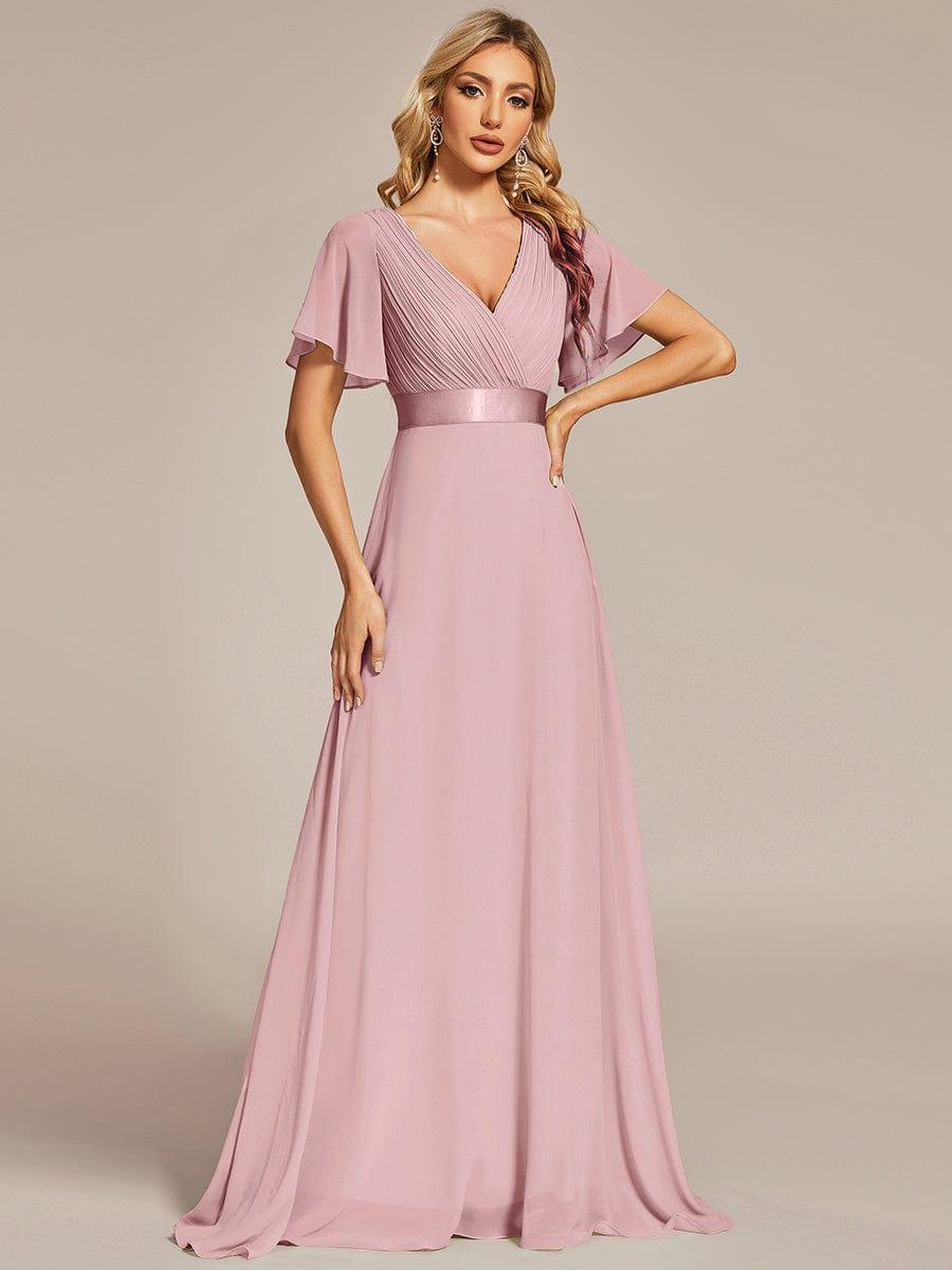 Monique | Long Empire Waist Bridesmaid Dress