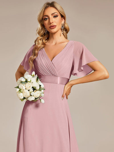 Monique | Long Empire Waist Bridesmaid Dress