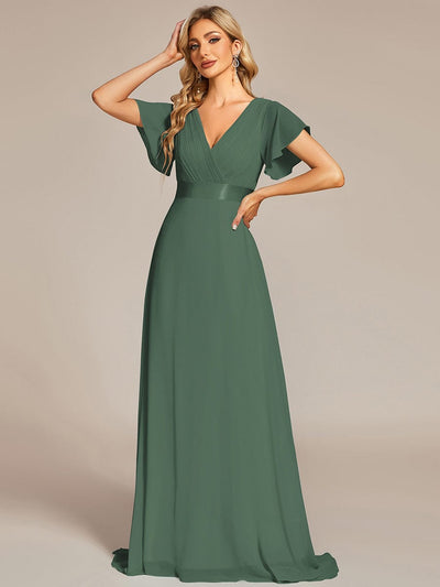 Monique | Long Empire Waist Bridesmaid Dress