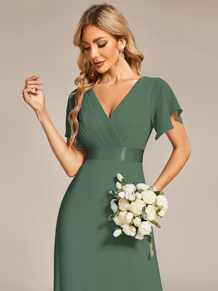 Monique | Long Empire Waist Bridesmaid Dress