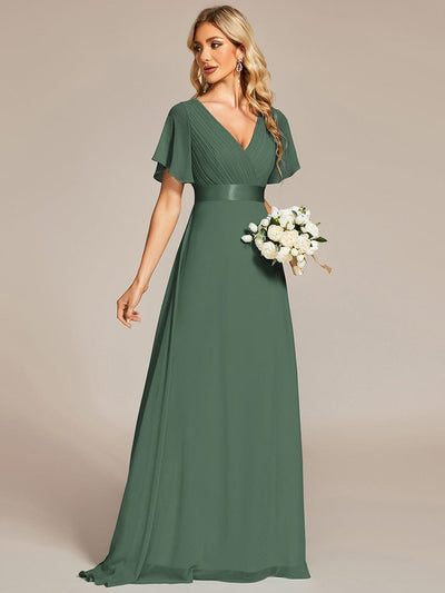 Monique | Long Empire Waist Bridesmaid Dress