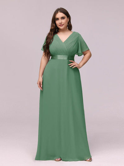 Monique | Long Empire Waist Bridesmaid Dress