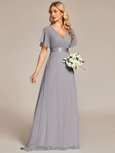 Monique | Long Empire Waist Bridesmaid Dress