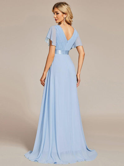 Monique | Long Empire Waist Bridesmaid Dress