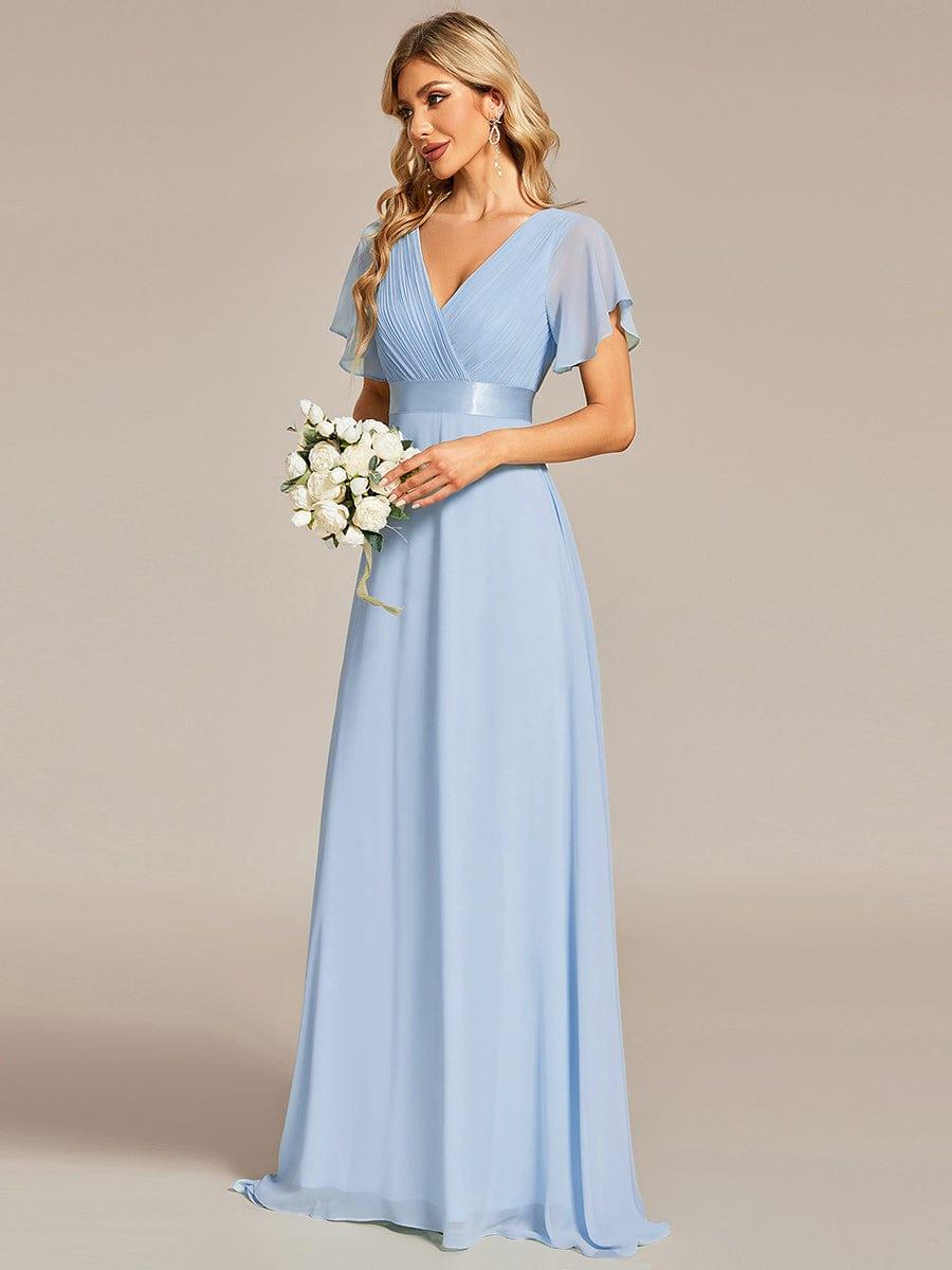 Monique | Long Empire Waist Bridesmaid Dress