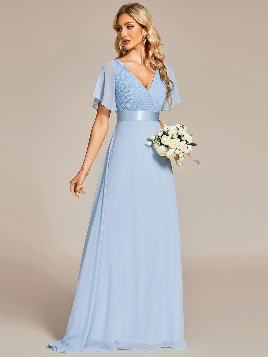 Monique | Long Empire Waist Bridesmaid Dress
