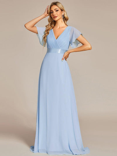 Monique | Long Empire Waist Bridesmaid Dress