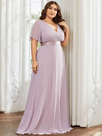 Monique | Long Empire Waist Bridesmaid Dress