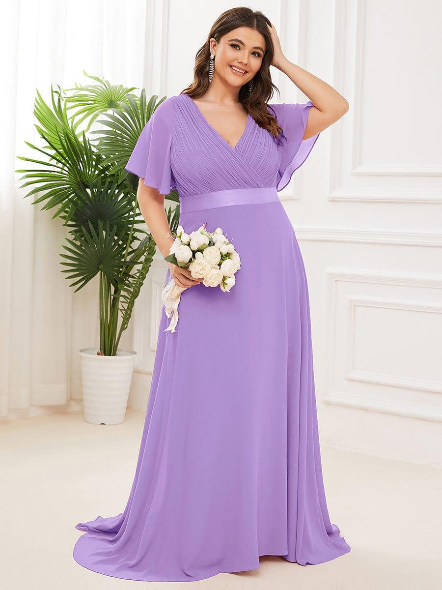 Monique | Long Empire Waist Bridesmaid Dress