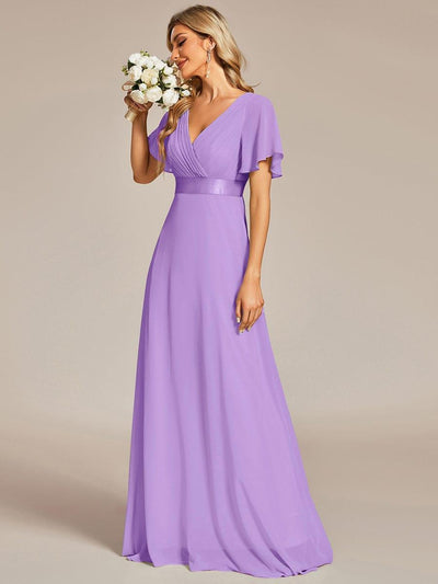 Monique | Long Empire Waist Bridesmaid Dress