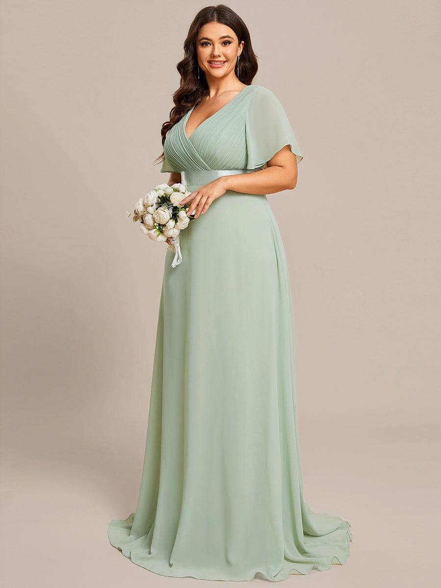 Monique | Long Empire Waist Bridesmaid Dress