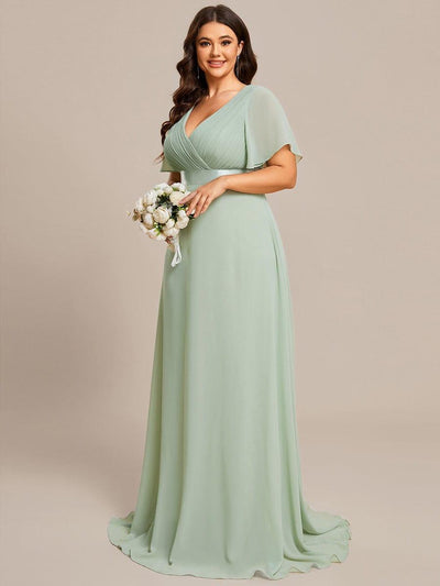 Monique | Long Empire Waist Bridesmaid Dress