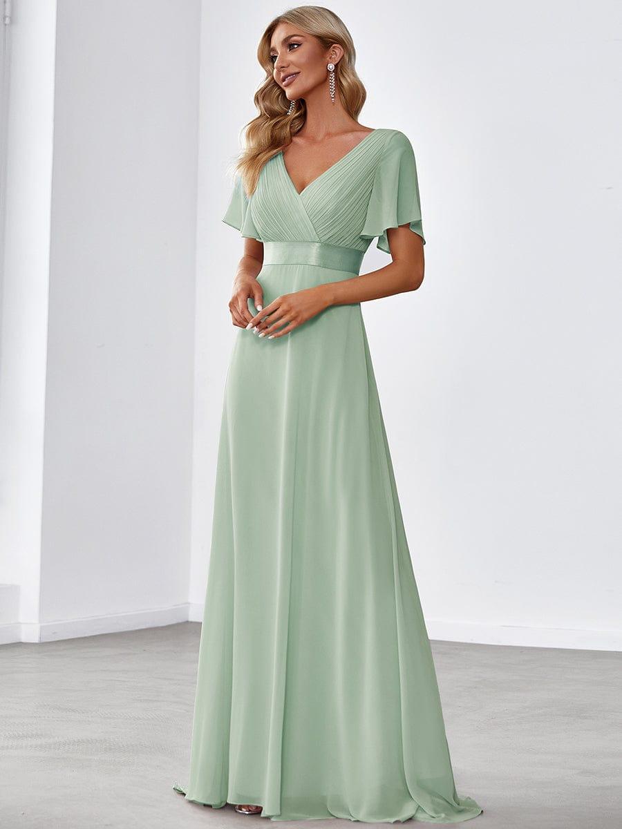 Monique | Long Empire Waist Bridesmaid Dress