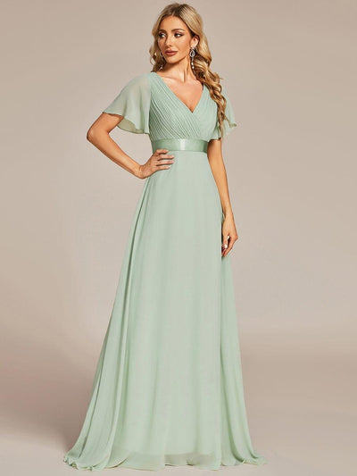 Monique | Long Empire Waist Bridesmaid Dress