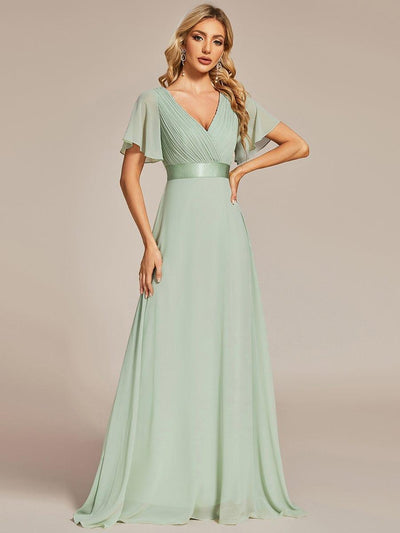 Monique | Long Empire Waist Bridesmaid Dress