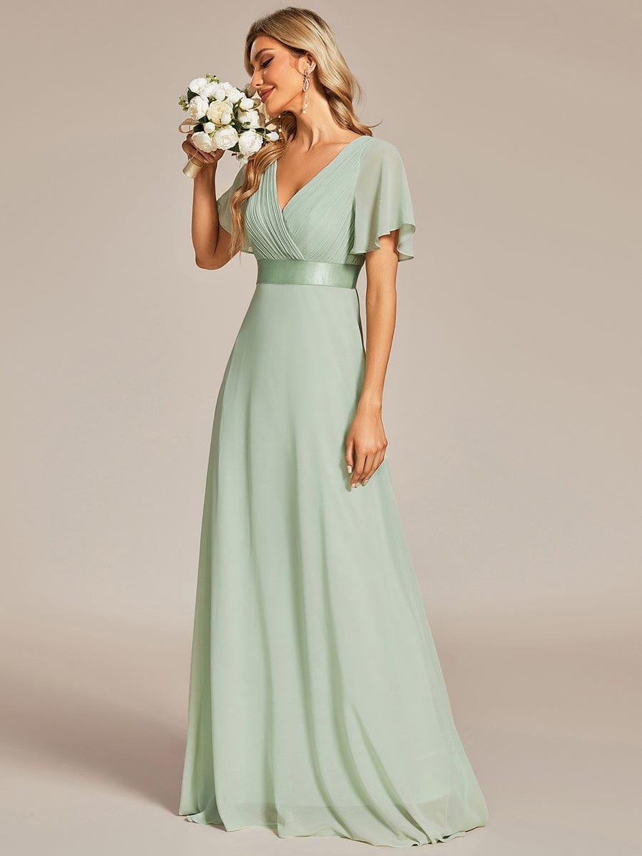 Monique | Long Empire Waist Bridesmaid Dress