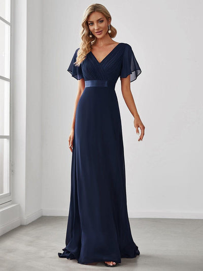 Monique | Long Empire Waist Bridesmaid Dress