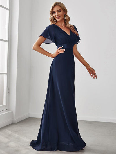 Monique | Long Empire Waist Bridesmaid Dress