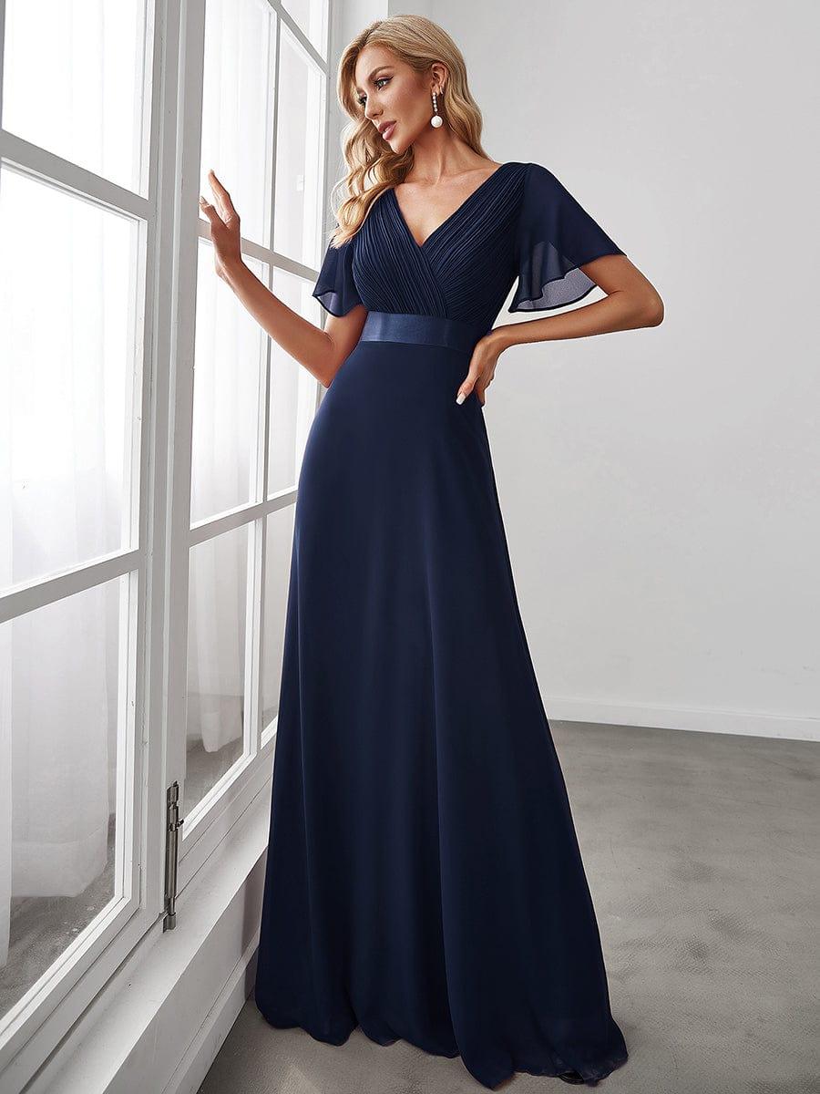 Monique | Long Empire Waist Bridesmaid Dress