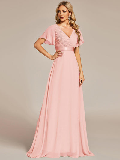 Monique | Long Empire Waist Bridesmaid Dress