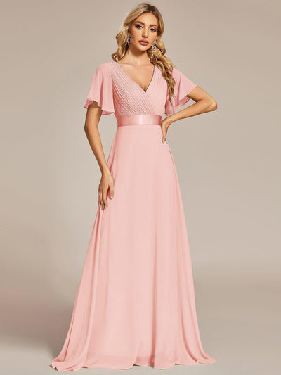 Monique | Long Empire Waist Bridesmaid Dress