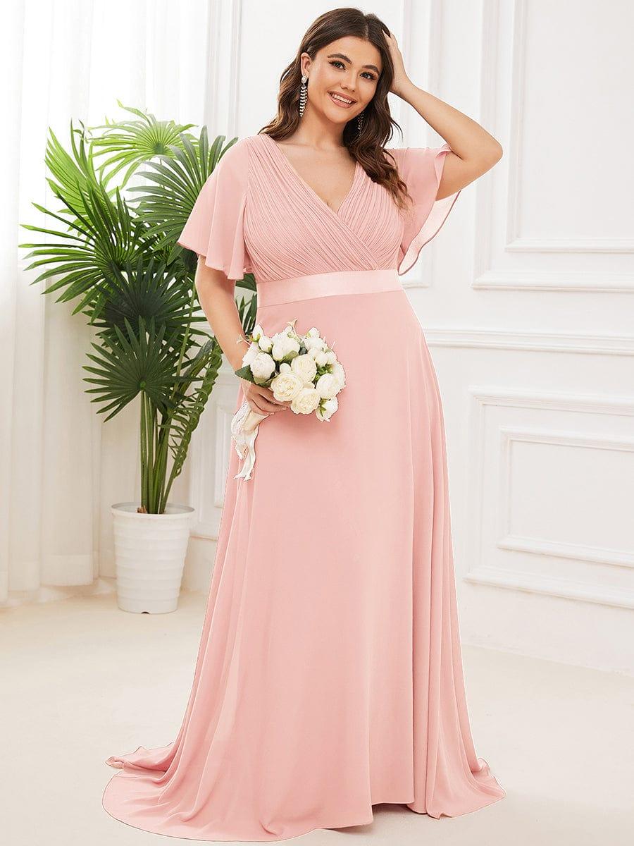 Monique | Long Empire Waist Bridesmaid Dress