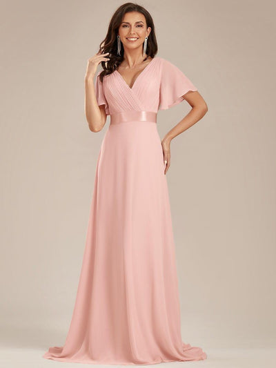 Monique | Long Empire Waist Bridesmaid Dress