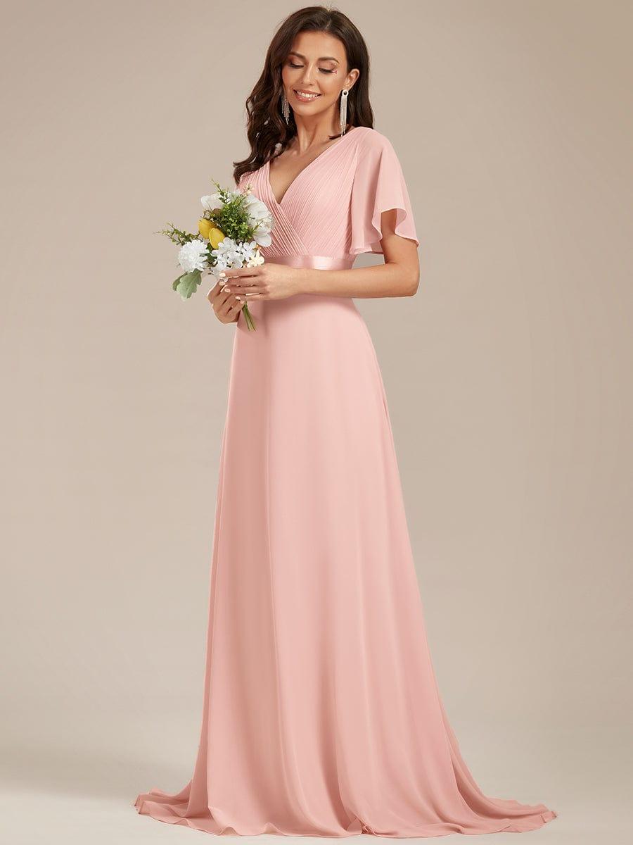 Monique | Long Empire Waist Bridesmaid Dress