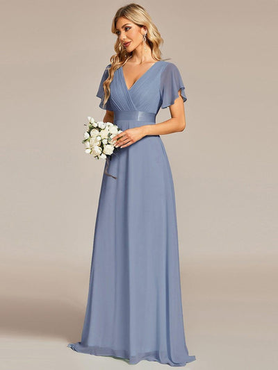 Monique | Long Empire Waist Bridesmaid Dress