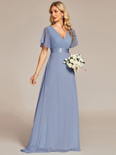 Monique | Long Empire Waist Bridesmaid Dress