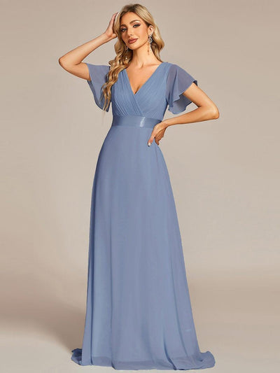 Monique | Long Empire Waist Bridesmaid Dress