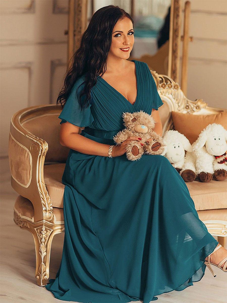 Monique | Long Empire Waist Bridesmaid Dress