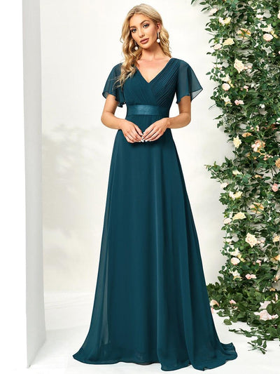 Monique | Long Empire Waist Bridesmaid Dress