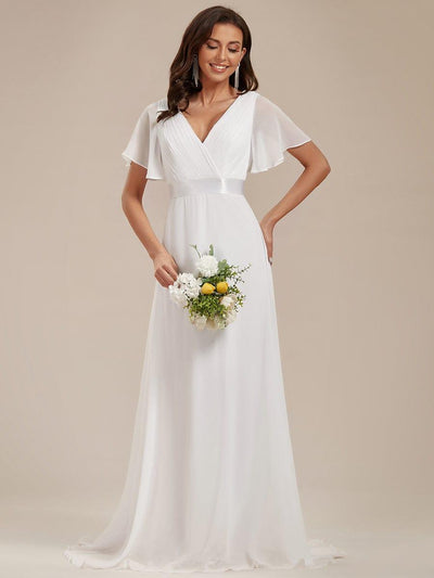 Monique | Long Empire Waist Bridesmaid Dress