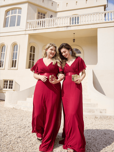 Monique | Long Empire Waist Bridesmaid Dress