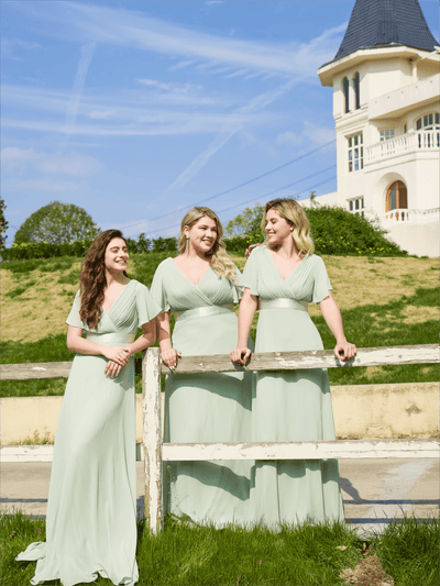 Monique | Long Empire Waist Bridesmaid Dress
